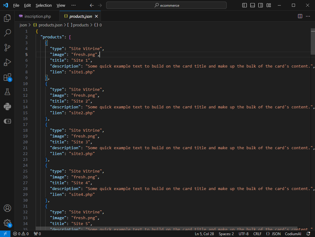Gestion des réponses JSON en PHP